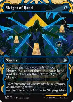 MTG - [SOA - 22 Foil] Sleight of Hand - Secrets of Strixhaven: Mystical Archive - Image 1