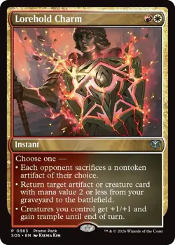 MTG - [PPSOS - 363 ] Lorehold Charm - Promo Pck: Secrets of Strixhaven - Image 1