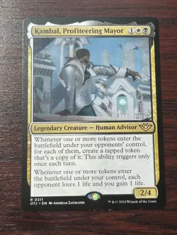 1x KAMBAL, PROFITEERING MAYOR - Commander - MTG - Magic the Gathering - Image 1