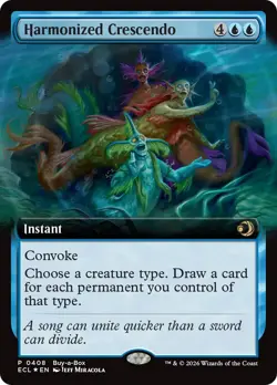 Harmonized Crescendo (Extended Art) (Buy-A-Box) [Lorwyn Eclipsed] - Image 1