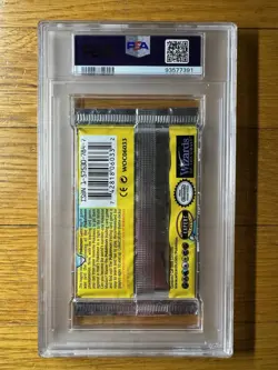 1999 POKEMON BASE SET UNLIMITED SEALED BLASTOISE BOOSTER PACK THICK FONT PSA 8 - Image 2