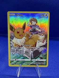 Pokemon Eevee Ultra Rare Swsh09 Brilliant Stars Trainer Gallery TG11/TG30 Holo - Image 1