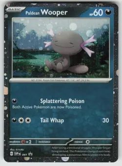 Paldean Wooper 041 Holo Promo Scarlet & Violet Promo Pokemon Near Mint - Image 1