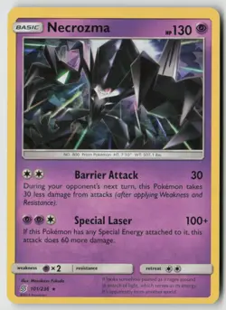 Necrozma (Cracked Ice Holo) 101/236 Holo Rare Deck Exclusives Pokemon MP - Image 1