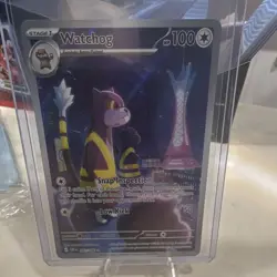 The Pokemon Company Watchog 097/086 Crown Zenith Full Art Holo Rare 100 HP - Image 1