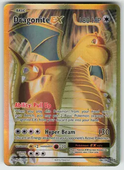 Pokemon Dragonite EX (Full Art) Ultra Rare XY - Evolutions 106/108 NM - Image 1