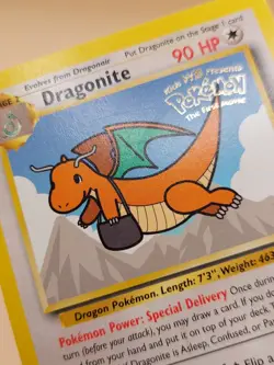 Dragonite Pokemon Movie Black Star Promo #5 WOTC 1999-2000 - Image 2