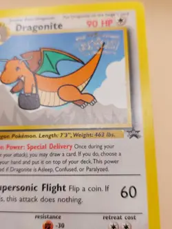 Dragonite Pokemon Movie Black Star Promo #5 WOTC 1999-2000 - Image 3