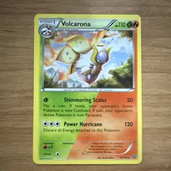 Pokemon TCG Volcarona XY Steam Siege 15/114 Rare Regular Stage 1 English - Image 1