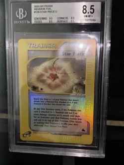 Star Piece 139/144 Skyridge Reverse Holo BGS 8.5 Pokemon Rare - Image 3