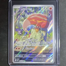 The Pokemon Company Heatmor 104/086 SV White Flare Full Art IR Holo 120 HP EN - Image 1