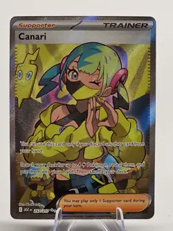 Canari 257/217 ASC Trainer-Supporter Full Art Holo Ultra Rare Pokemon TCG - Image 1