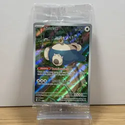 Pokemon TCG Snorlax SVP 051 Illustration Rare 151 Promo - Sealed - Image 1