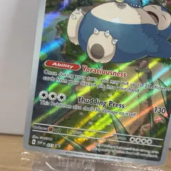 Pokemon TCG Snorlax SVP 051 Illustration Rare 151 Promo - Sealed - Image 5
