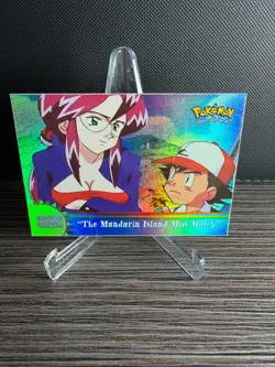 RAINBOW FOIL The Mandarin Island Miss Match OR16 Surface Cracks Topps Pokemon - Image 1