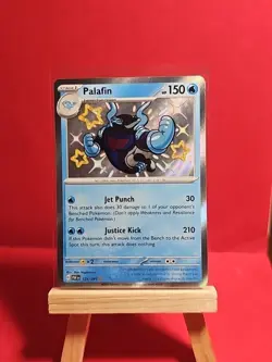 Palafin 124/091 Paldean Fates Baby Shiny Rare Pokemon TCG NM/MINT - Image 3