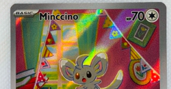 Pokemon Temporal Forces - Minccino 182/162 - Illustration Rare - NM/M Condition - Image 3