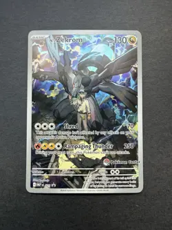 N's Zekrom - MEP031 - Pokemon Mega Evolution POKEMON CENTER Holo Promo NM - Image 1