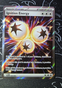 Ignition Energy 124/094 - Pokemon Phantasmal Flames Ultra Rare Full Art Holo NM - Image 1
