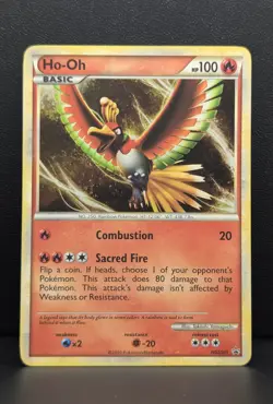 Ho-Oh HGSS01 Black Star Promo Holo Rare Pokemon TCG NM-LP - Image 1