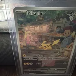 Pokemon Pikachu 173/165 Scarlet & Violet 151 Illustration Rare Full Art - Image 2
