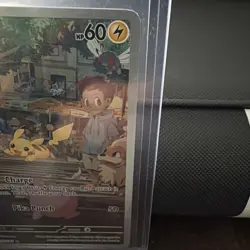 Pokemon Pikachu 173/165 Scarlet & Violet 151 Illustration Rare Full Art - Image 3