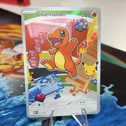 Charmander near mint 38 black star Promo Holo stamped Pokemon TCG - Image 1
