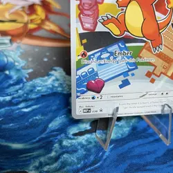 Charmander near mint 38 black star Promo Holo stamped Pokemon TCG - Image 3