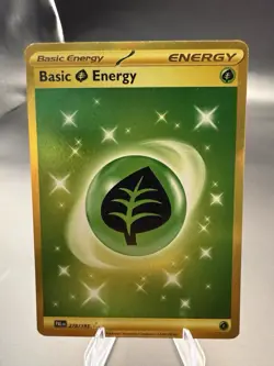 Pokemon Basic Grass Energy 278/193 Sv02 Paldea Evolved Secret Rare Holo English - Image 1