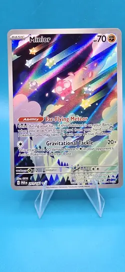 Minior #201/182 (Paradox Rift) SV04: PAR Pokemon *ILLUSTRATION RARE* NM-B1 - Image 1