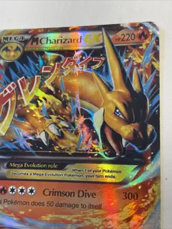 Pokemon TCG Mega-Charizard-EX Evolutions 13/106 Holo Rare EX HP 220 Crimson Dive - Image 4