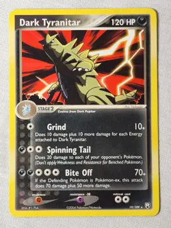 NM Dark Tyranitaur - Non-Holo #19 Team Rocket Returns Pokemon TCG - Image 1