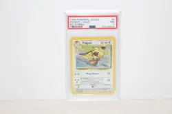 Vintage 1999 Pokemon Jungle Set - Pidgeot Holo Rare No Symbol Error #8 PSA 7 NM - Image 2
