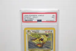 Vintage 1999 Pokemon Jungle Set - Pidgeot Holo Rare No Symbol Error #8 PSA 7 NM - Image 4