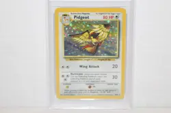 Vintage 1999 Pokemon Jungle Set - Pidgeot Holo Rare No Symbol Error #8 PSA 7 NM - Image 5