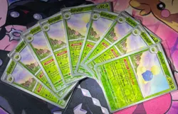 Jumpluff Reverse Holo Rare - 003/193 - Paldea Evolved Pokemon 2023 - Image 3