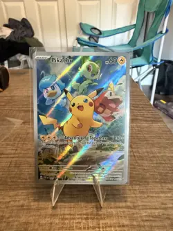 Pokemon Pikachu SV Promo 027 Holo Eng Basic 60 HP - Image 1