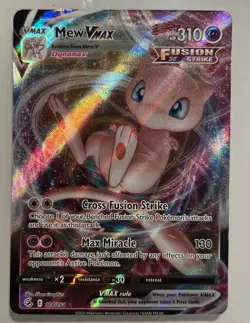 Pokemon TCG Mew VMAX 114/264 Swsh08: Fusion Strike Holo Ultra Rare - Image 1