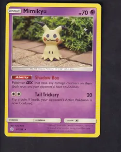 Mimikyu 97/236 Rare Cosmic Eclipse Pokemon Near Mint - Image 1