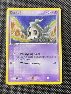 Pokemon TCG Duskull Reverse Holo Stamped EX Deoxys 2005 58/107 - Image 1