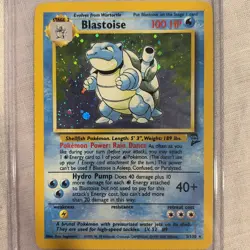 Blastoise 2/130 Base Set 2 Holo NM/LP WOTC Pokemon TCG Vintage Single - Image 1