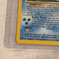 Blastoise 2/130 Base Set 2 Holo NM/LP WOTC Pokemon TCG Vintage Single - Image 4