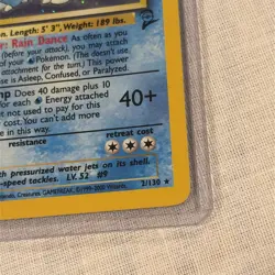 Blastoise 2/130 Base Set 2 Holo NM/LP WOTC Pokemon TCG Vintage Single - Image 5