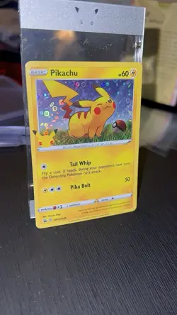 Pokemon Pikachu SWSH039 Holo Promo SWSH Sword & Shield Basic 60 HP English - Image 3