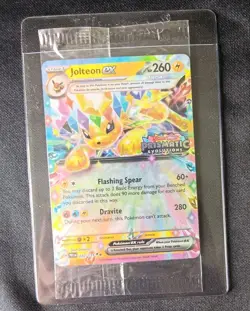 Pokemon TCG: Jolteon EX 030/131 Prismatic Evolutions Stamp Promo Sealed - Image 1