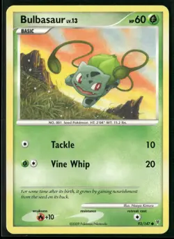Bulbasaur 93/147 Common Supreme Victors Pokemon Lightly Played - Image 1