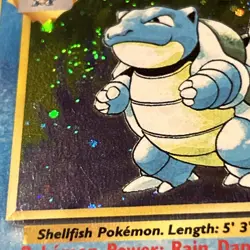 Blastoise 2/130 Holo Rare LP-MPSWIRL - Base Set 2 - Pokemon TCG 2000 Vintage - Image 3