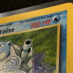 Blastoise 2/130 Holo Rare LP-MPSWIRL - Base Set 2 - Pokemon TCG 2000 Vintage - Image 4