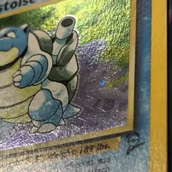 Blastoise 2/130 Holo Rare LP-MPSWIRL - Base Set 2 - Pokemon TCG 2000 Vintage - Image 5