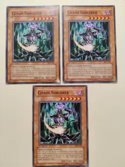 3x Chaos Sorcerer IOC-023 1st Edition LP/MP - Image 2